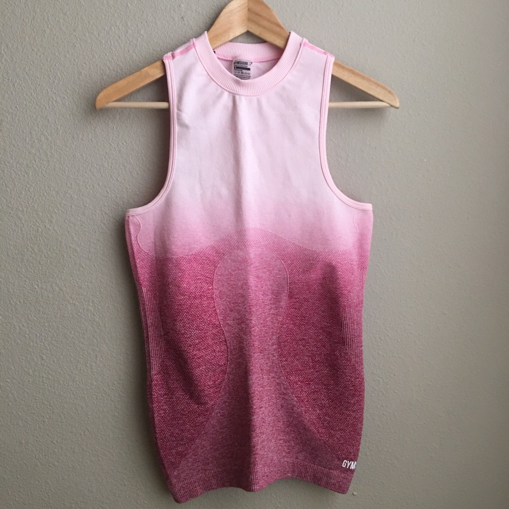 Gymshark Ombre Pink Seamless Vest
